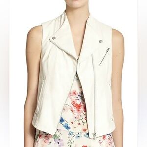 Theory Zida Lamb Leather Vest